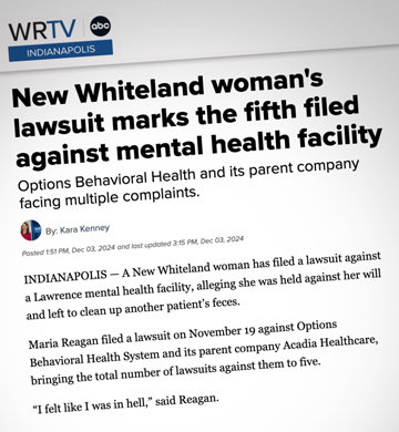 Article about Maria Reagan maltreatment at psych facility 