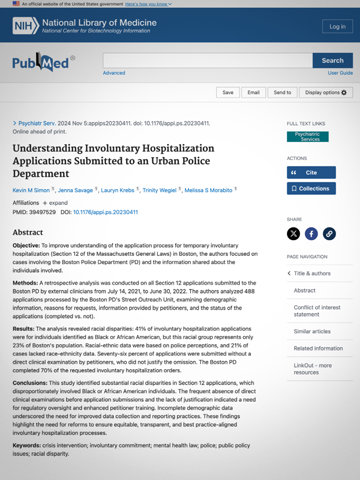 National Library of Medicine study