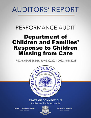 Report on Connecticut runaway kids
