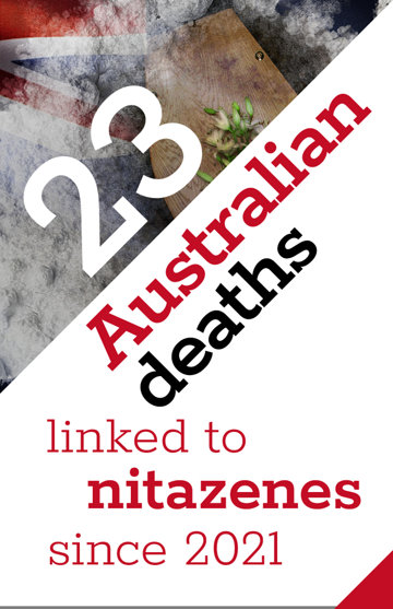 23 Australian deaths linked to nitazenes since 2021 statistic