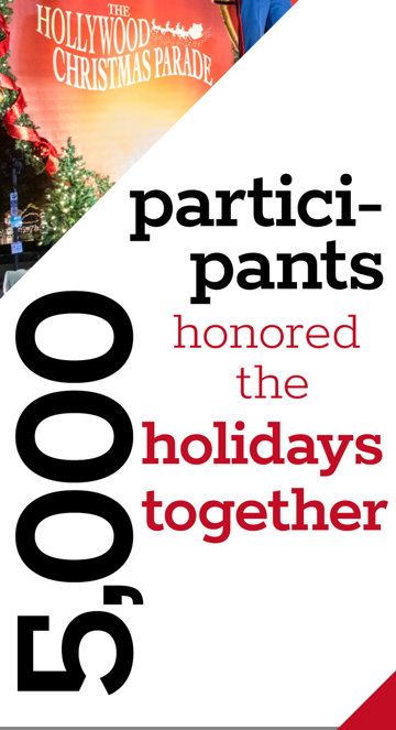 5,000 participants honored the holidays together.