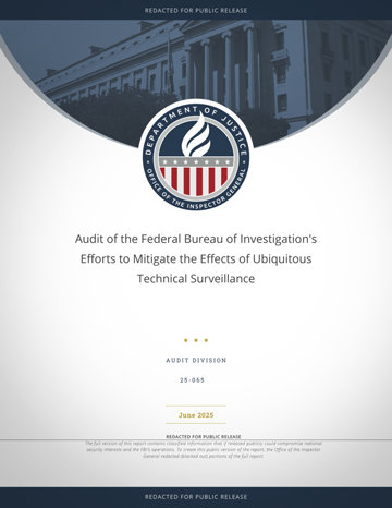 FBI report cover