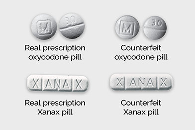Fentanyl is so potent and deadly that a dose this size—just two milligrams—can be fatal. Narcotrafficking networks mass-produce counterfeit pills, lacing them with fentanyl and marketing them as brand-name drugs.