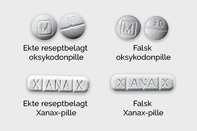 Fentanyl er så potent og dødelig at en dose på denne størrelsen – bare to milligram – kan være dødelig. Narkosmuglingsnettverk masseproduserer falske piller, blander dem med fentanyl og markedsfører dem som merkevaremedisiner.