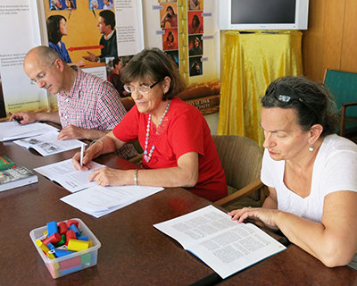 The Volunteer Ministers erected their famed yellow tent in the Bosnia and Herzegovina area of Tuzla. Citizens were offered on-site seminars, training and courses to gain invaluable life skills.