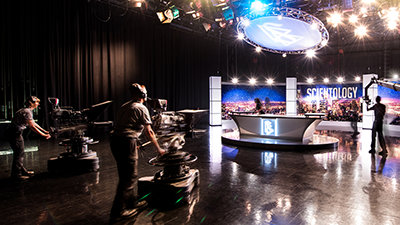 Scientology Media Productions sound stage