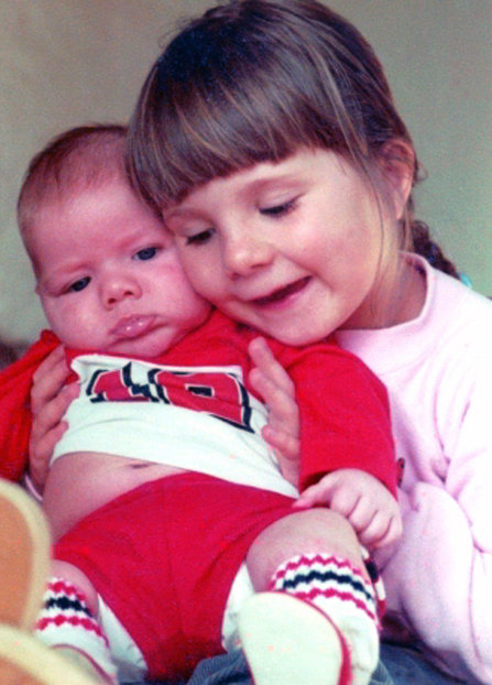Taryn and Benjamin in their early years