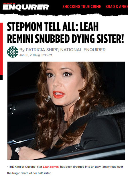 leah-remini-national-enquirer-snubbed-sister