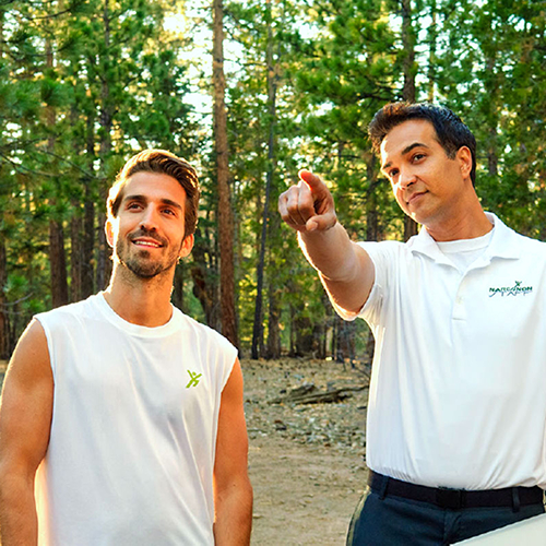 Staff Delivering a Location to Students