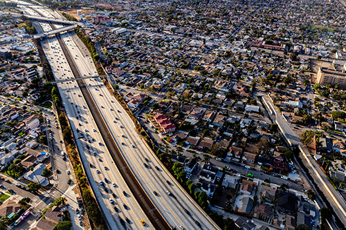 Toma aérea de Inglewood