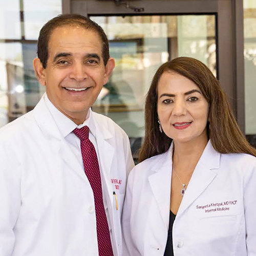 Sangeeta Khetpal, MD, FACP, MBA Medical Director, and Vivek Khetpal, MD, FACC Intake Physician, Narconon Arrowhead, Oklahoma