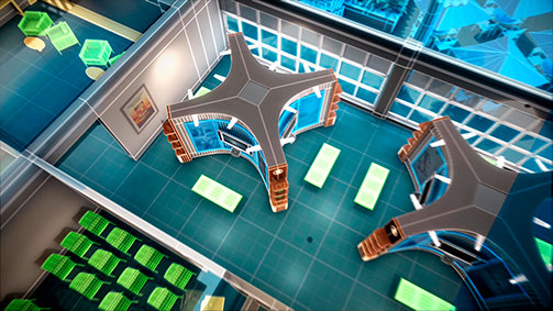 Scientology Media Productions. VFX voorbeeld