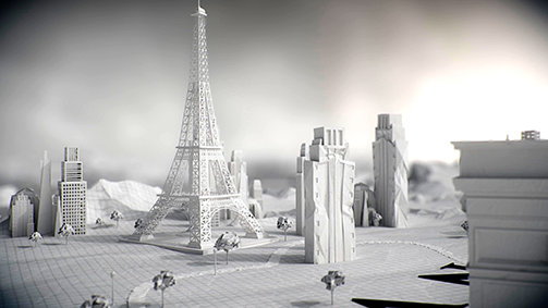 Scientology Media Productions. VFX voorbeeld