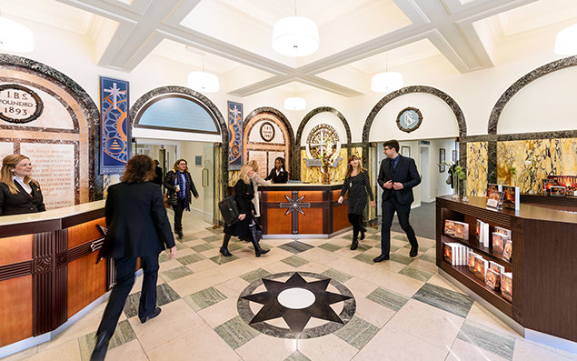 Scientology Kirken i Birmingham Reception