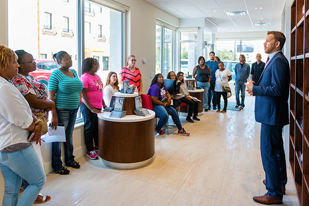 Medical students touring CCHR Exhibition