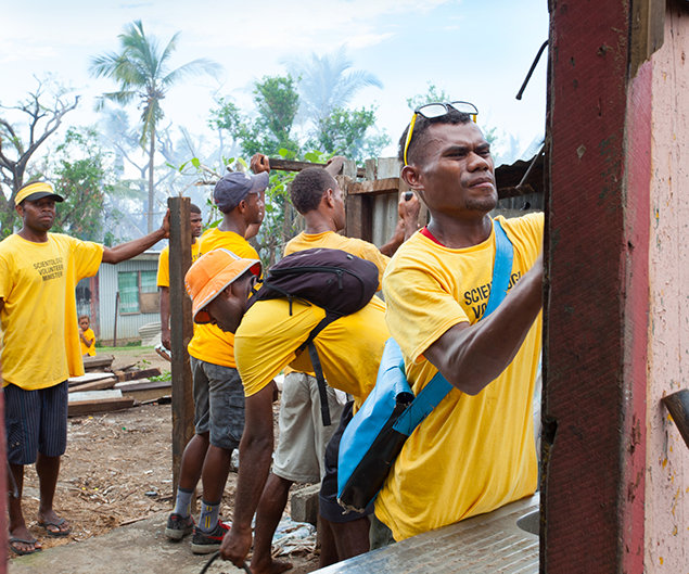 February 7, 2016. Fiji Islands Cyclone Winston