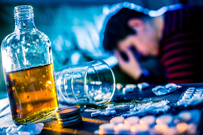El alcohol es una droga