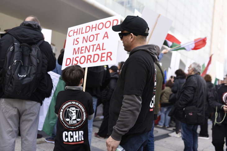 CCHR protest march in Spain