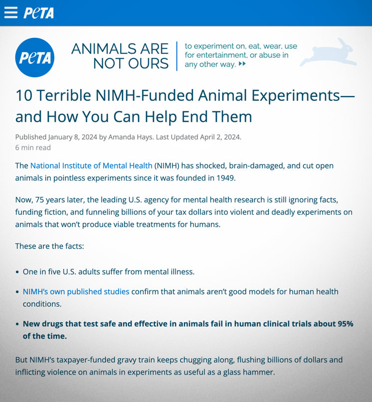 Document from PETA