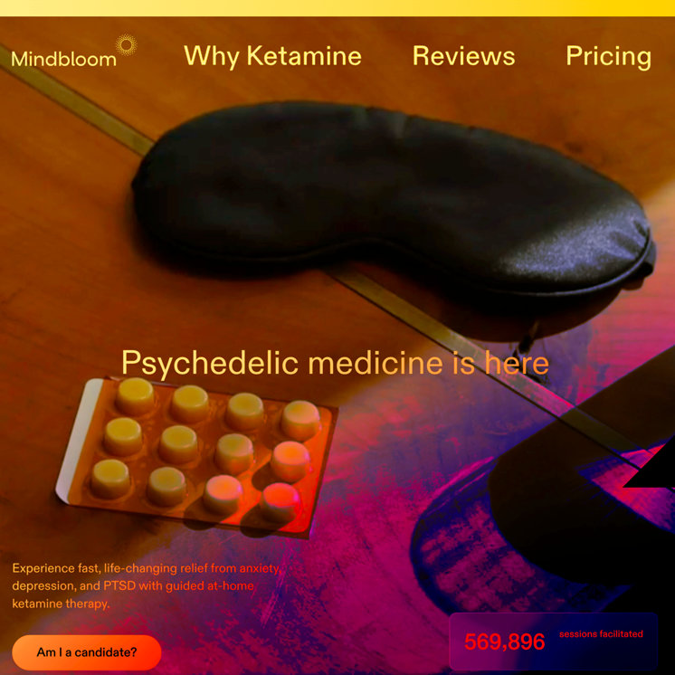 A website promoting psychedelic drugs