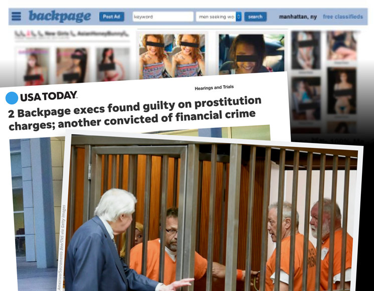 Backpage conviction media