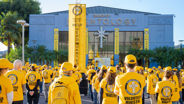 Volunteer Ministers gathering at Help Headquarters