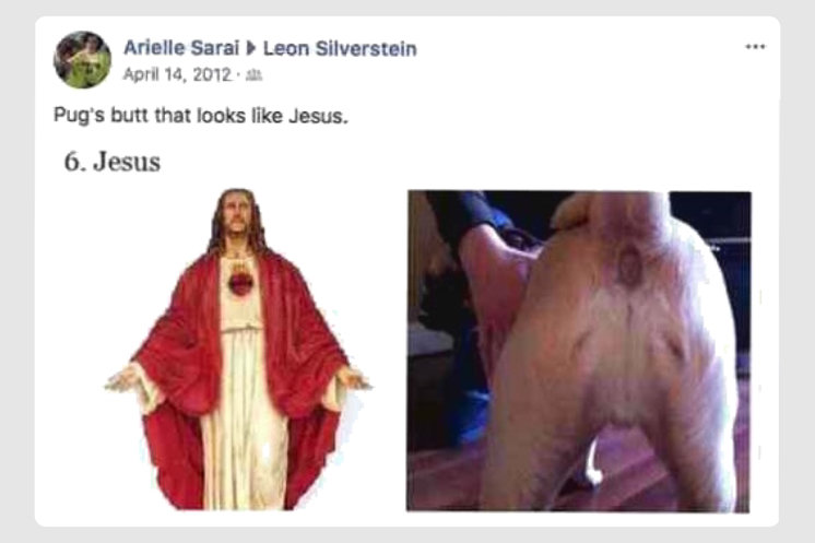 Arielle Silverstein denigrating Jesus