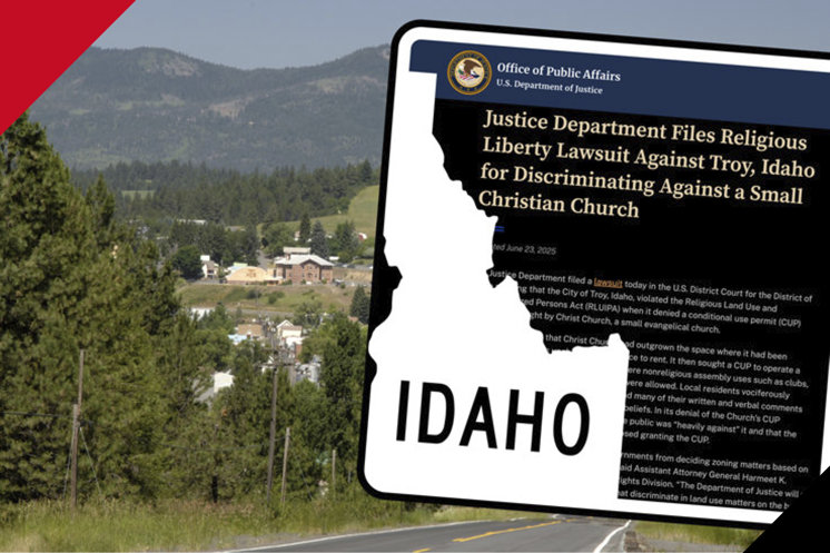 Idaho map and document