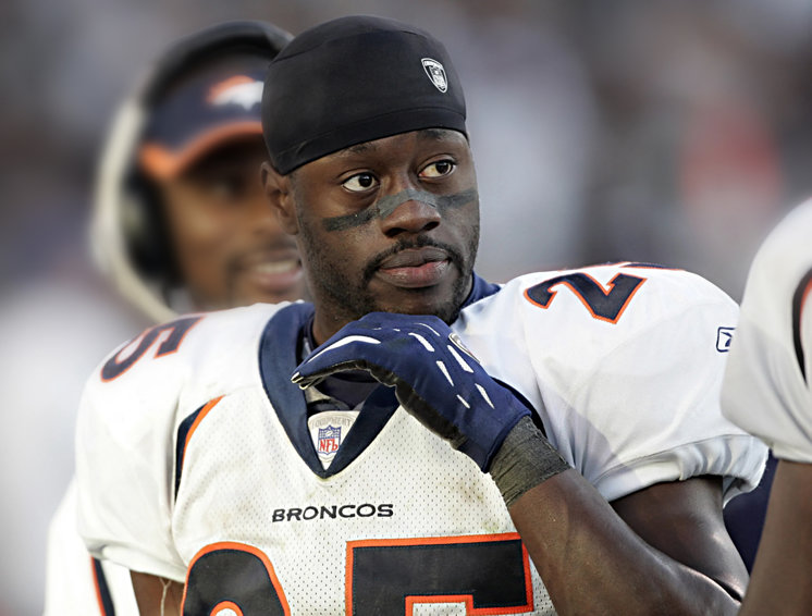 Nick Ferguson playing on the field