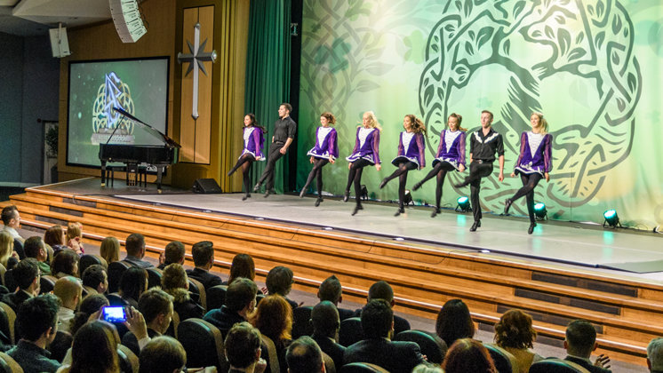 Irish dance performers