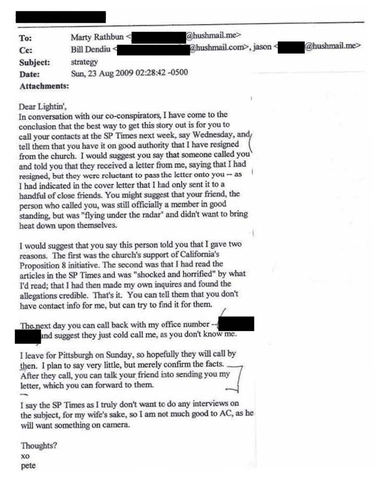 Paul Haggis email (redacted)