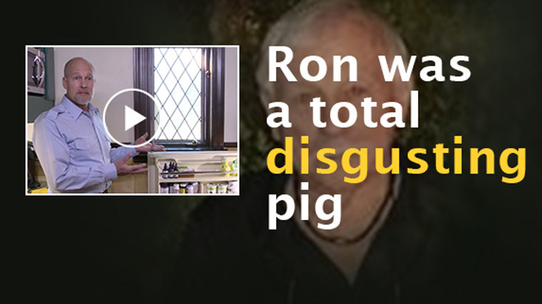 Ron Miscavige • A “disgusting pig” who treated women like trash