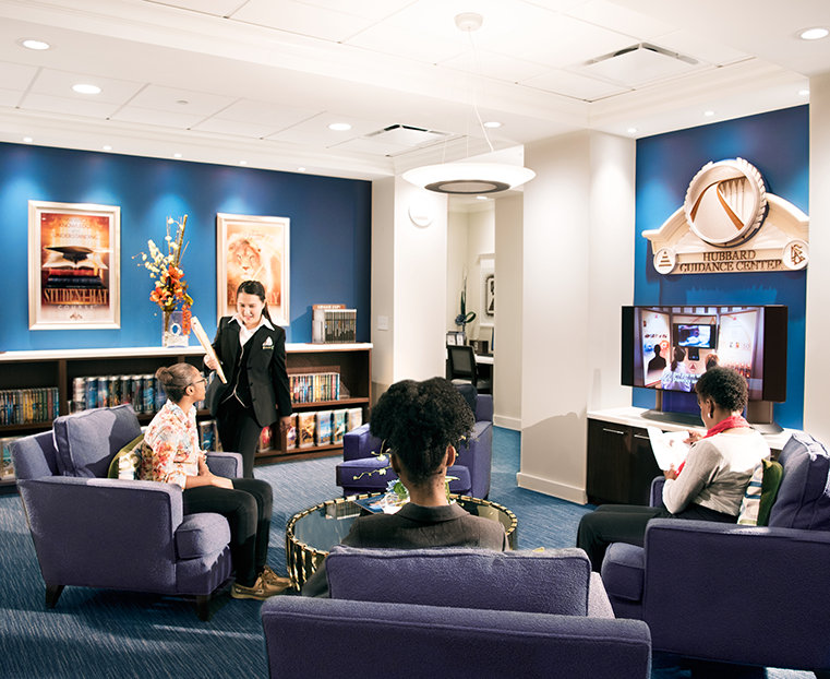 Church of Scientology Atlanta. Reception area