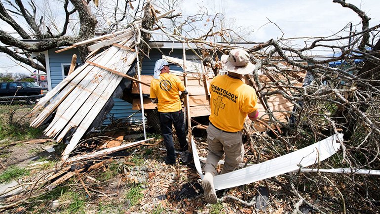 Scientology Volunteer Ministers have been working in Rockport since August to help the community recover