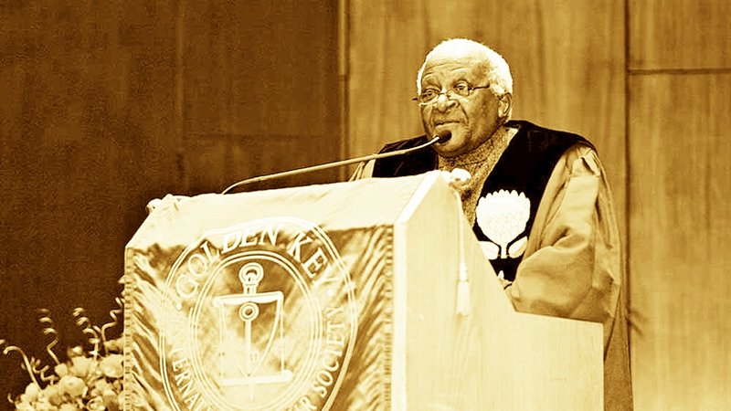 Desmond Tutu Nobel Peace Prize South African Activist Youth For Human Rights Champion