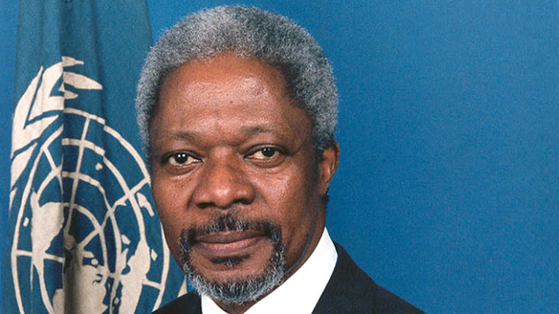 challenges  report by united nations  kofi annan  united for human rights
