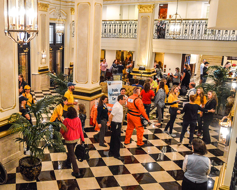 Clearwater. Fort Harrison. The grand hotel’s Lobby