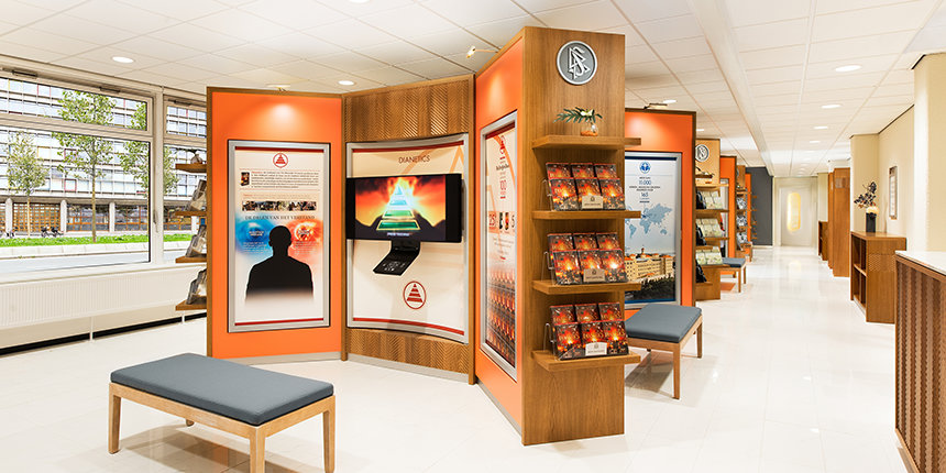 Veřejné informační centrum v Scientologické církví Amsterdam