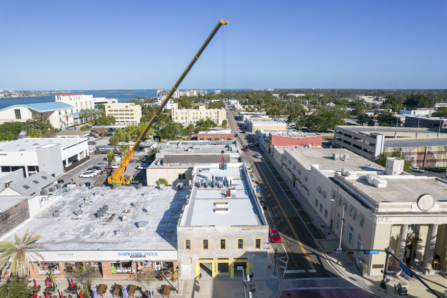 peoples bank building rooftop