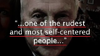 Self-absorbed and Arrogant Non-team Player - Ron Miscavige Sr.