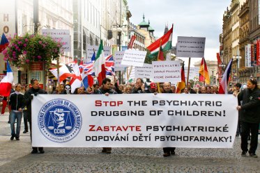 CCHR March in Prague