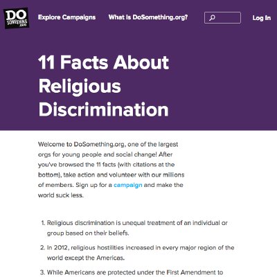 Let’s Do Talk About Religion