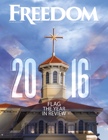 Freedom Magazine. December 2016. The Year in Review issue cover